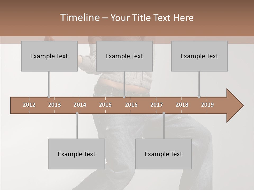 Adult Moving Performer PowerPoint Template
