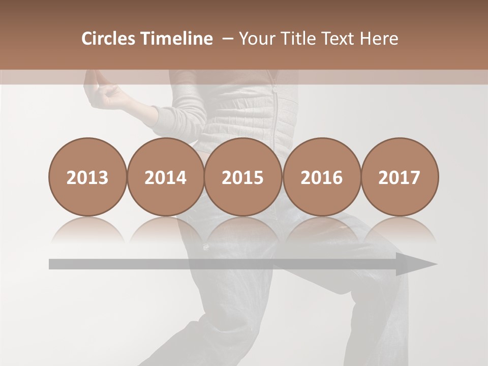 Adult Moving Performer PowerPoint Template