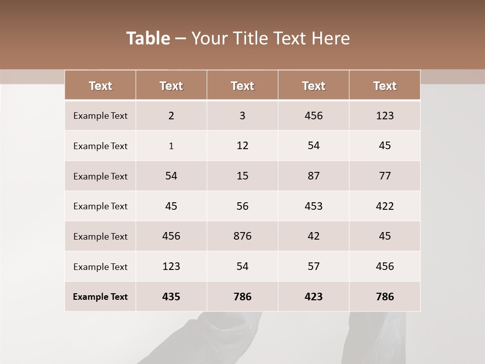 Adult Moving Performer PowerPoint Template