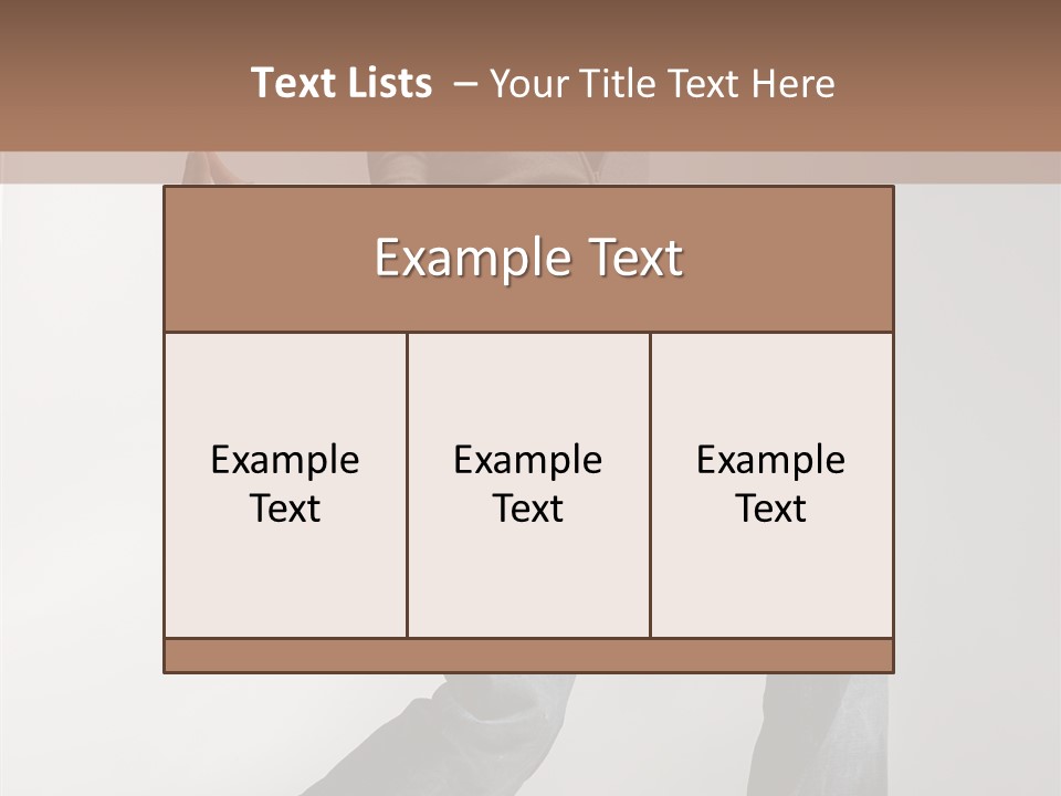 Adult Moving Performer PowerPoint Template
