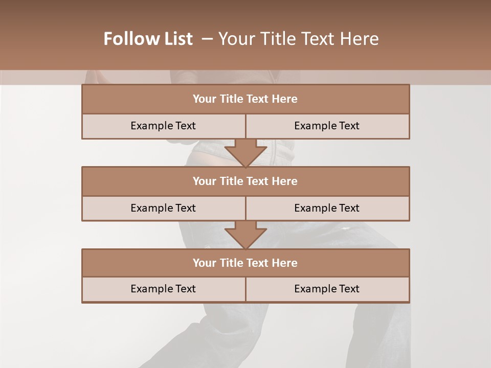 Adult Moving Performer PowerPoint Template