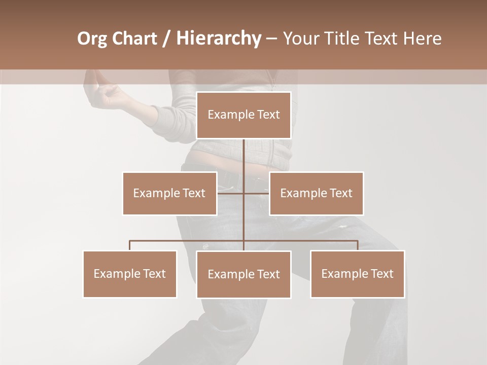 Adult Moving Performer PowerPoint Template