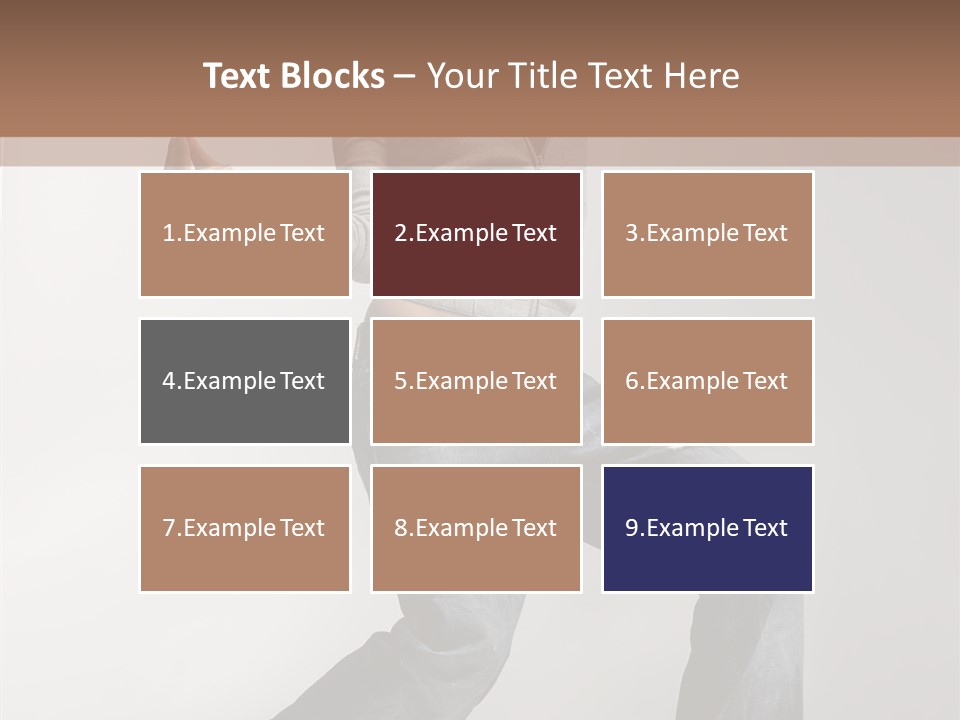 Adult Moving Performer PowerPoint Template