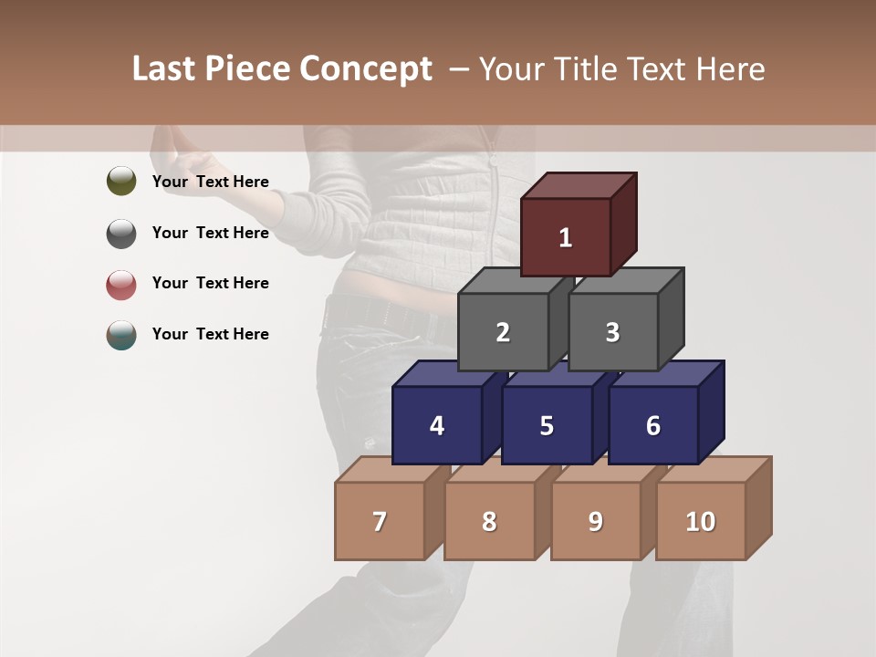 Adult Moving Performer PowerPoint Template