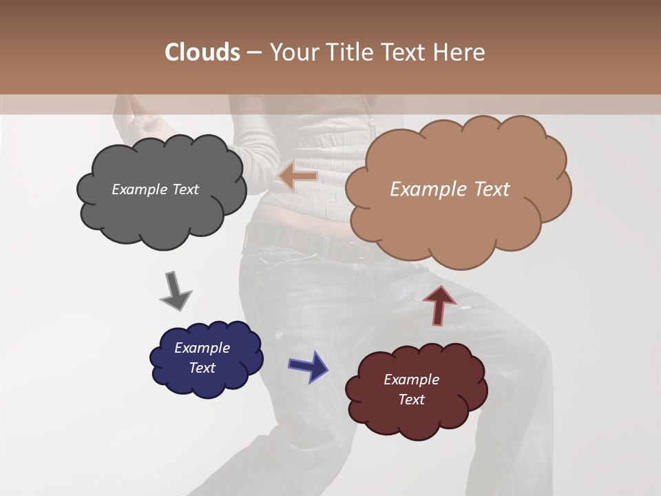 Adult Moving Performer PowerPoint Template