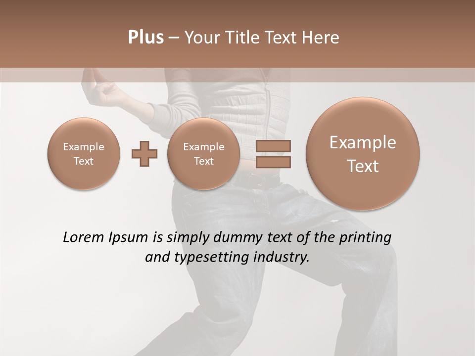 Adult Moving Performer PowerPoint Template