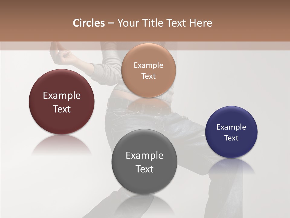 Adult Moving Performer PowerPoint Template