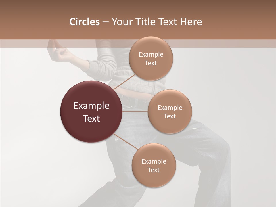 Adult Moving Performer PowerPoint Template