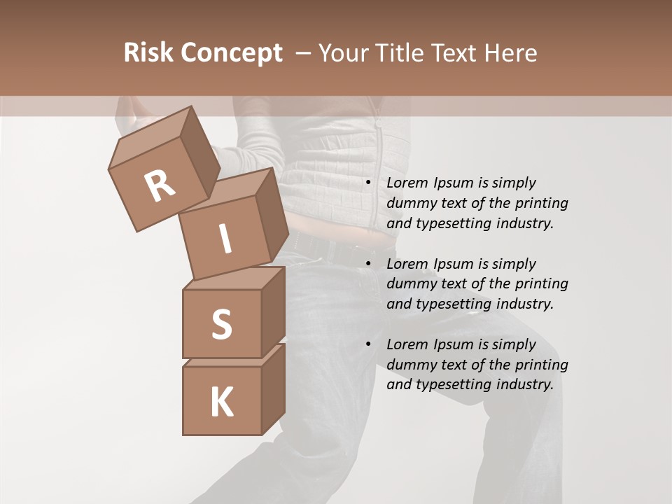 Adult Moving Performer PowerPoint Template