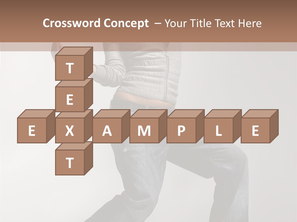 Adult Moving Performer PowerPoint Template