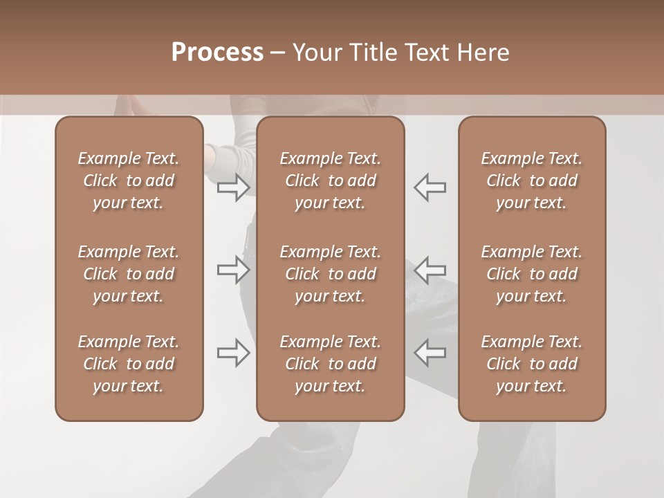 Adult Moving Performer PowerPoint Template