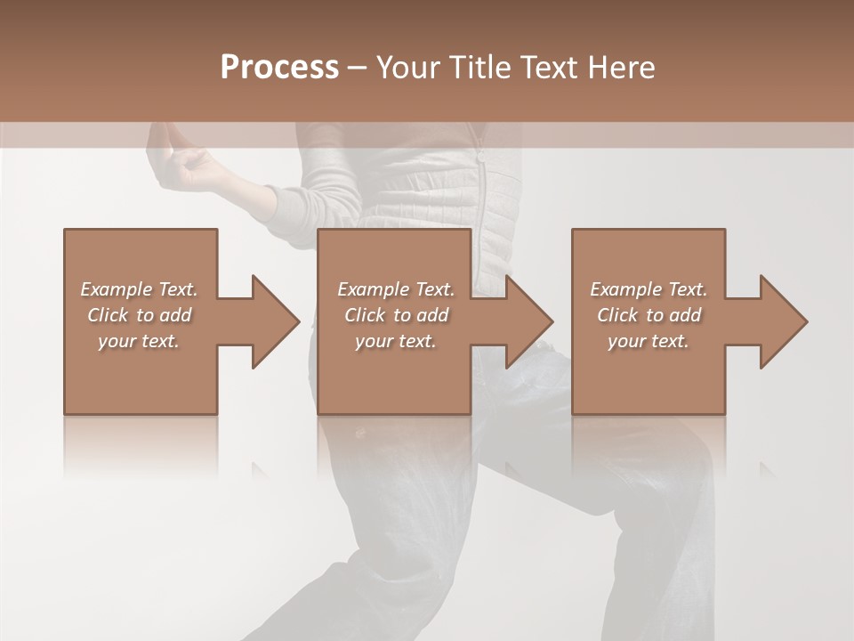 Adult Moving Performer PowerPoint Template