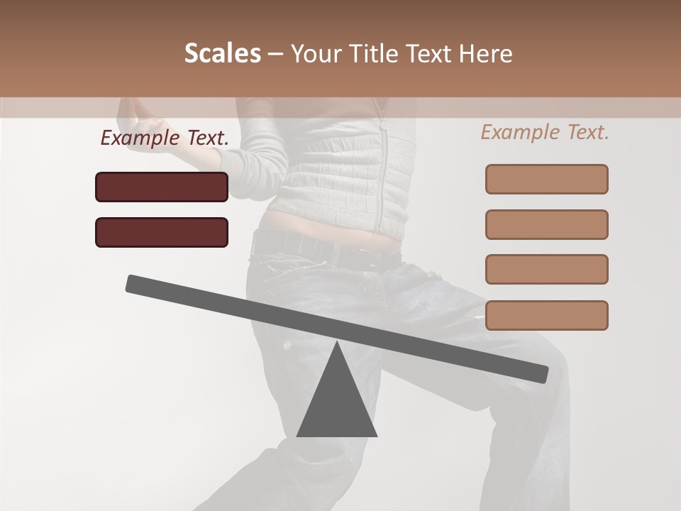 Adult Moving Performer PowerPoint Template