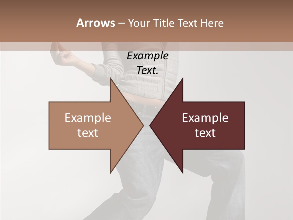 Adult Moving Performer PowerPoint Template