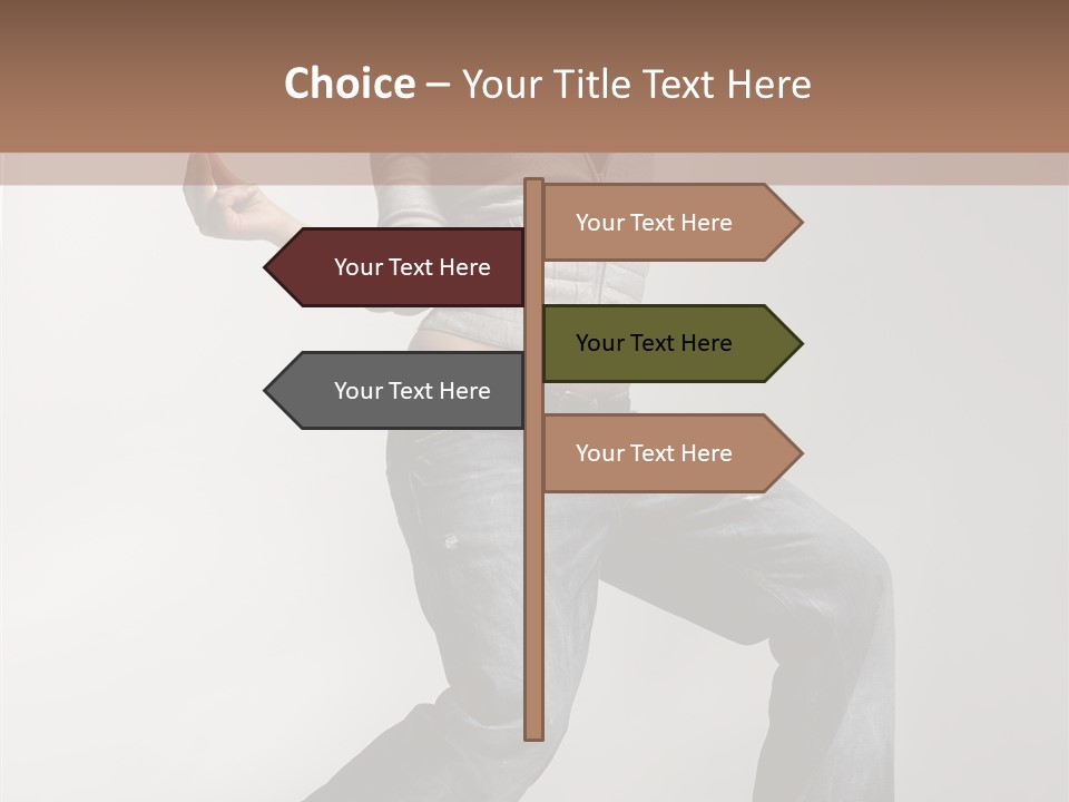 Adult Moving Performer PowerPoint Template