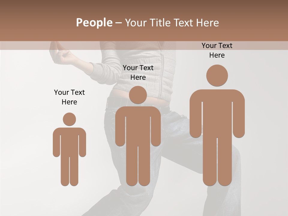 Adult Moving Performer PowerPoint Template