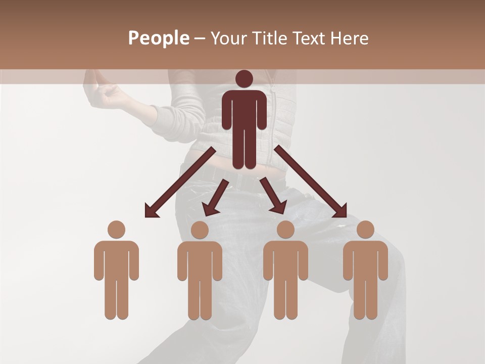 Adult Moving Performer PowerPoint Template