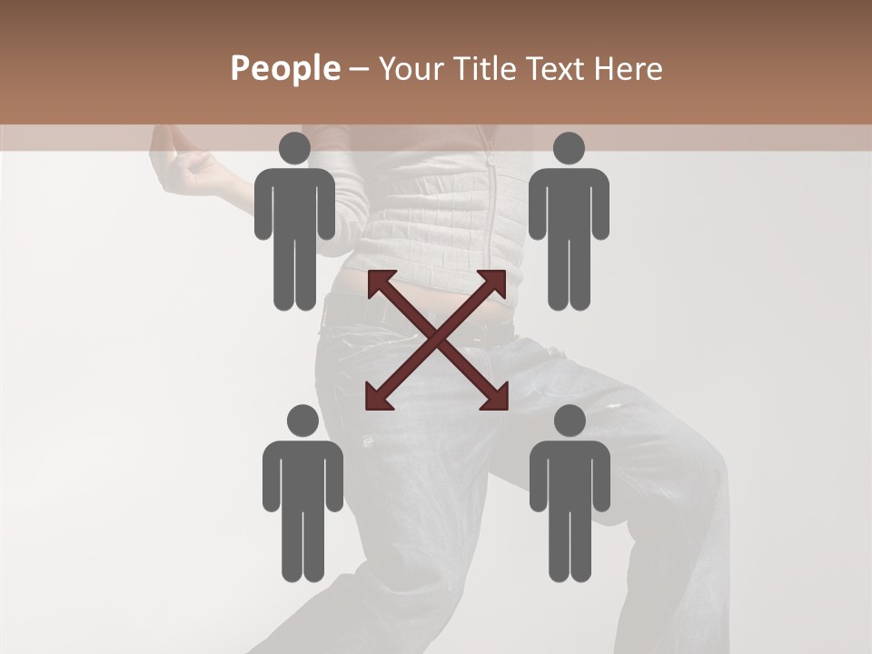 Adult Moving Performer PowerPoint Template