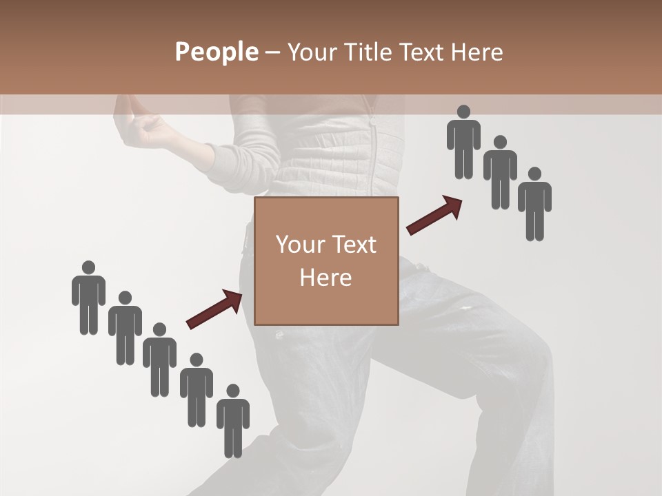 Adult Moving Performer PowerPoint Template