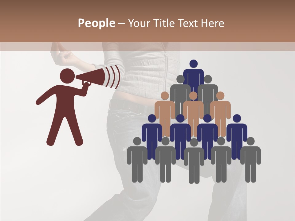 Adult Moving Performer PowerPoint Template