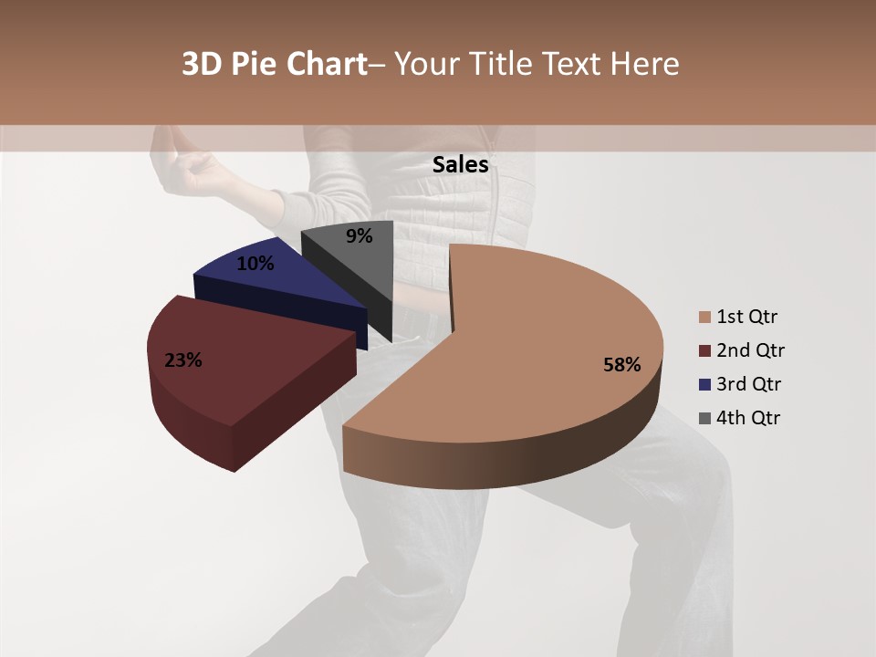 Adult Moving Performer PowerPoint Template