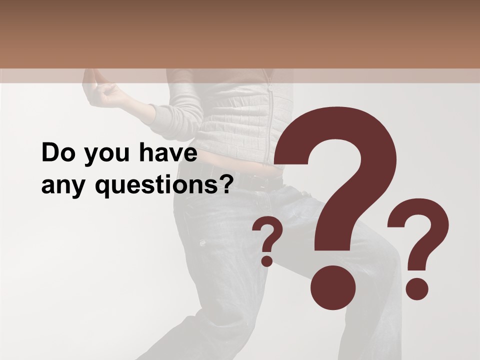 Adult Moving Performer PowerPoint Template