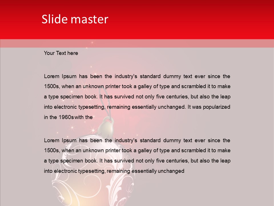 Xmas Winter Sphere PowerPoint Template