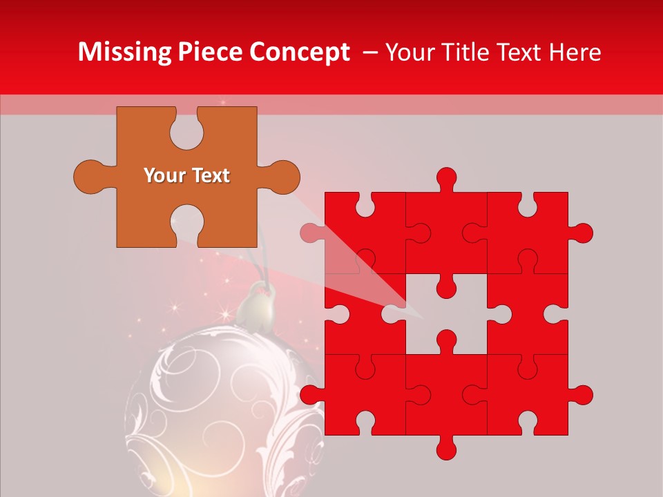 Xmas Winter Sphere PowerPoint Template