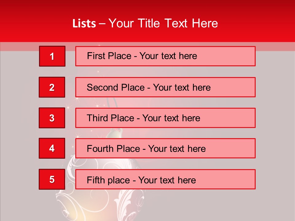 Xmas Winter Sphere PowerPoint Template