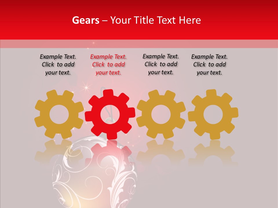 Xmas Winter Sphere PowerPoint Template