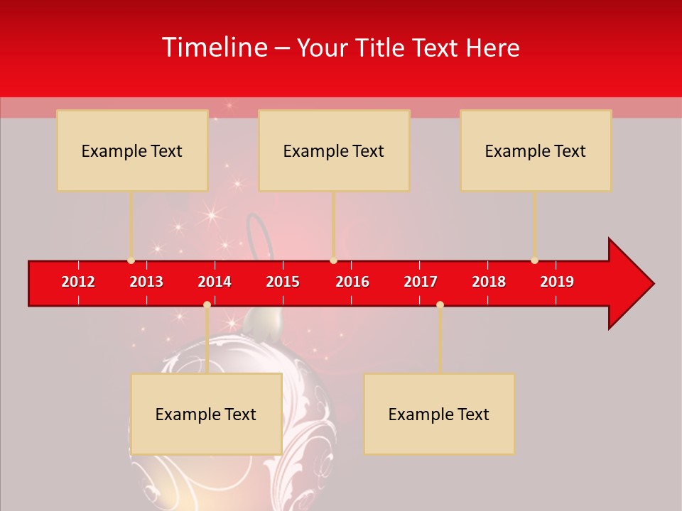 Xmas Winter Sphere PowerPoint Template