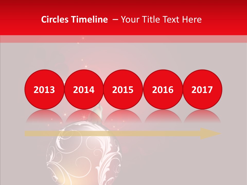 Xmas Winter Sphere PowerPoint Template