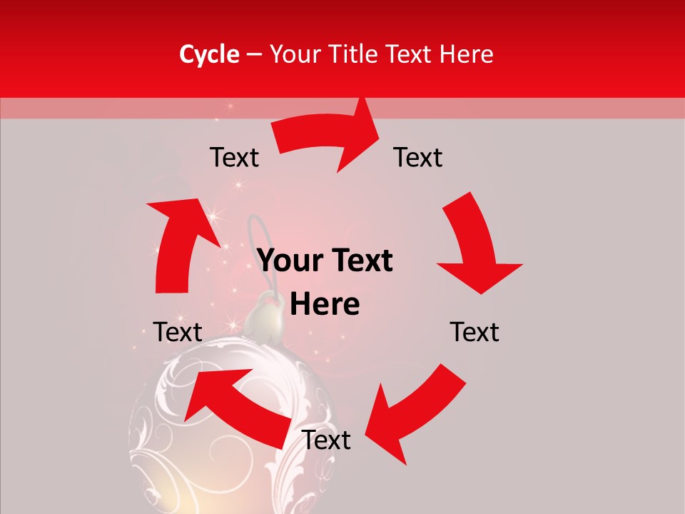 Xmas Winter Sphere PowerPoint Template