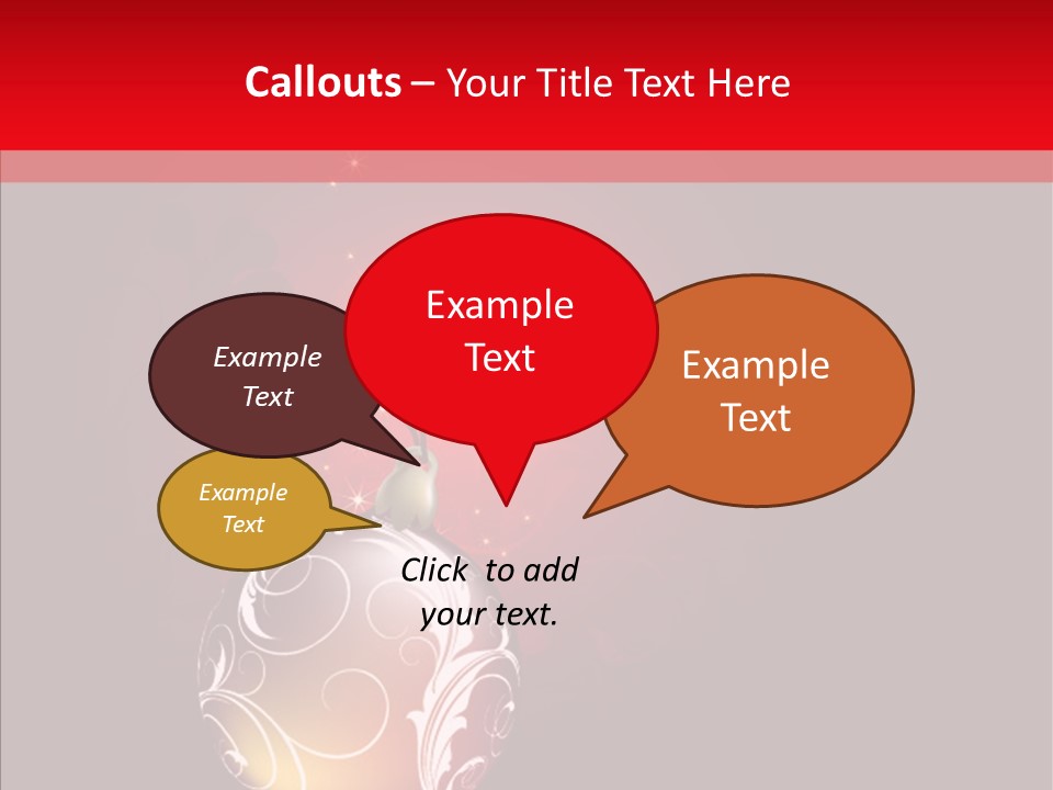 Xmas Winter Sphere PowerPoint Template