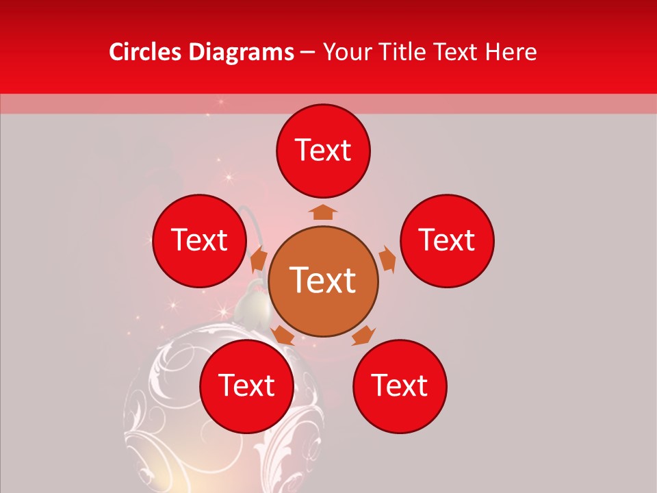 Xmas Winter Sphere PowerPoint Template