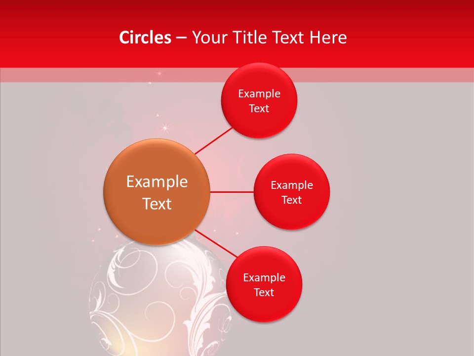 Xmas Winter Sphere PowerPoint Template