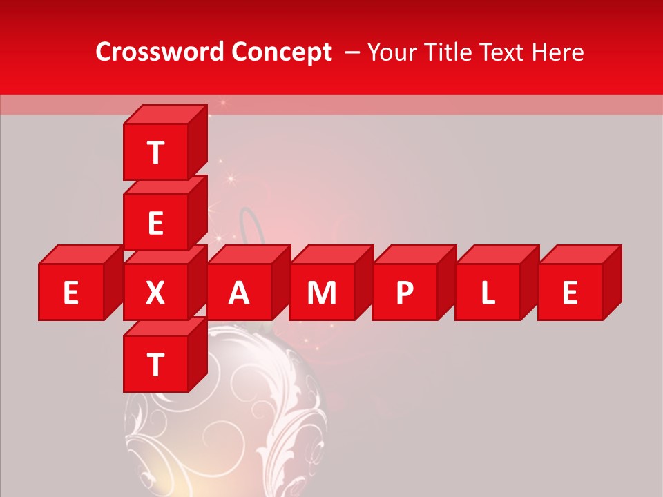 Xmas Winter Sphere PowerPoint Template