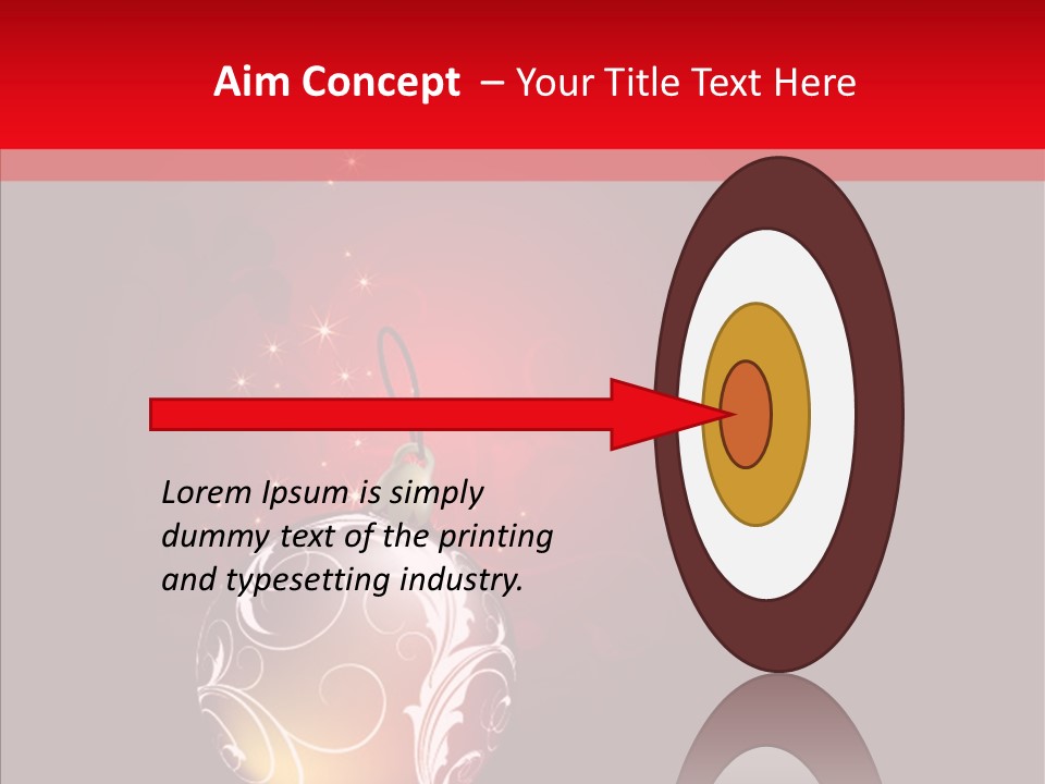 Xmas Winter Sphere PowerPoint Template