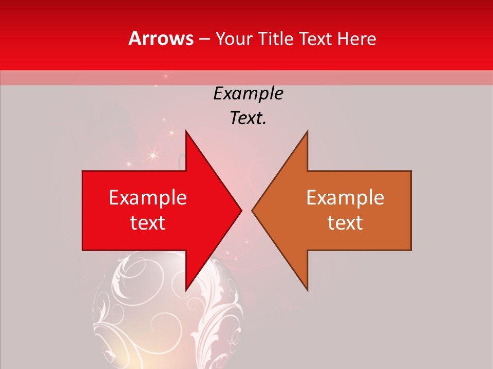 Xmas Winter Sphere PowerPoint Template