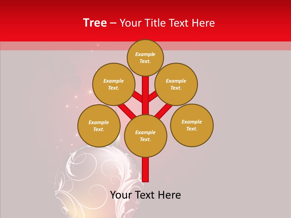 Xmas Winter Sphere PowerPoint Template