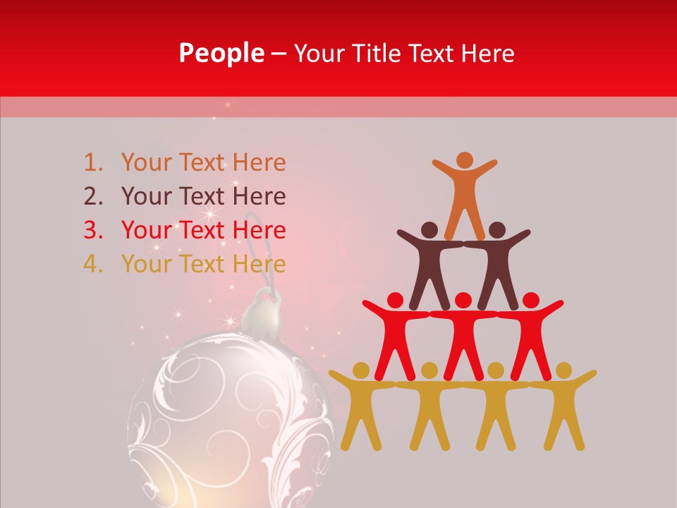 Xmas Winter Sphere PowerPoint Template