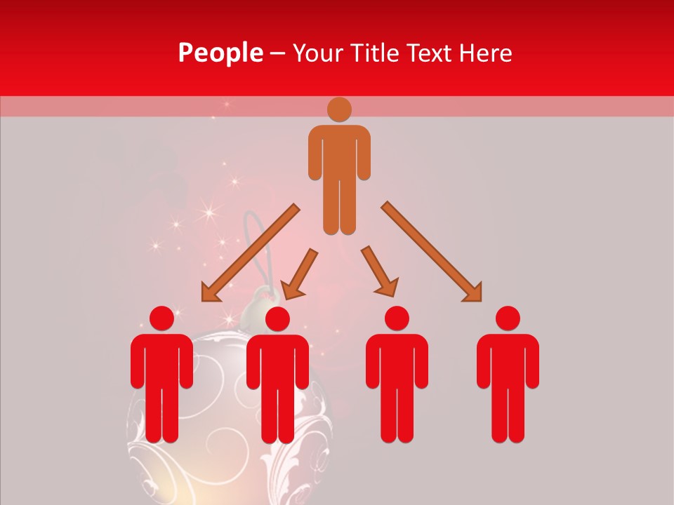 Xmas Winter Sphere PowerPoint Template