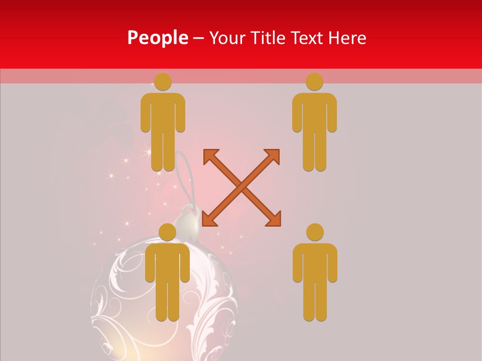 Xmas Winter Sphere PowerPoint Template