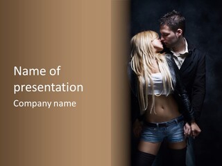 Boyfriend Love Sensual PowerPoint Template