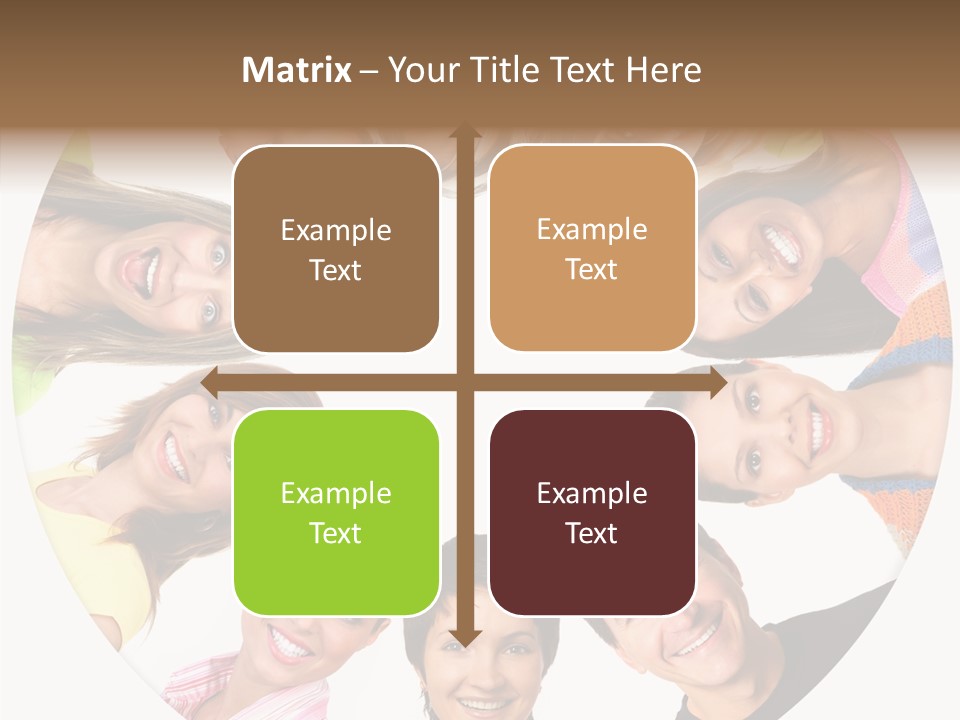 People Throng Surprise PowerPoint Template