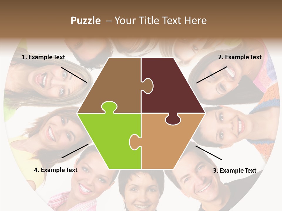 People Throng Surprise PowerPoint Template