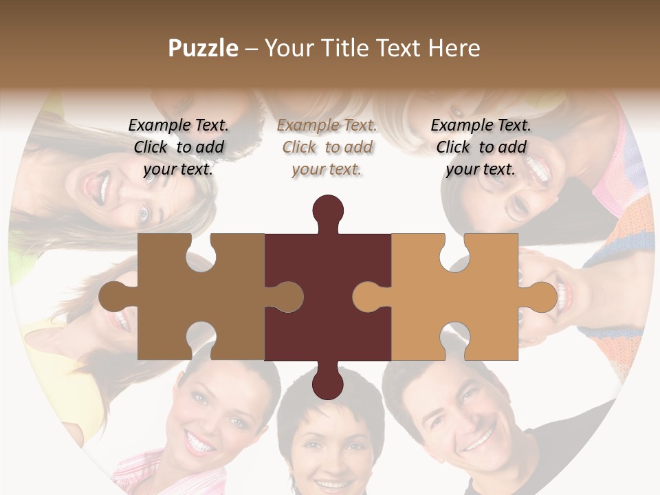 People Throng Surprise PowerPoint Template