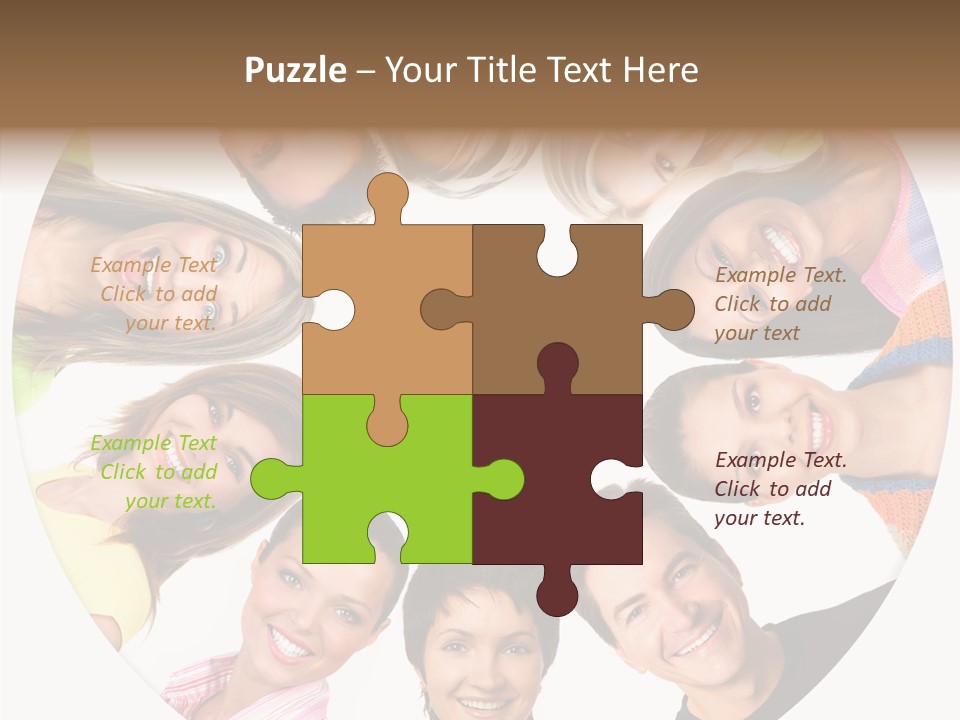 People Throng Surprise PowerPoint Template