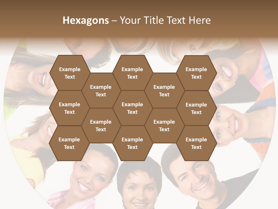 People Throng Surprise PowerPoint Template