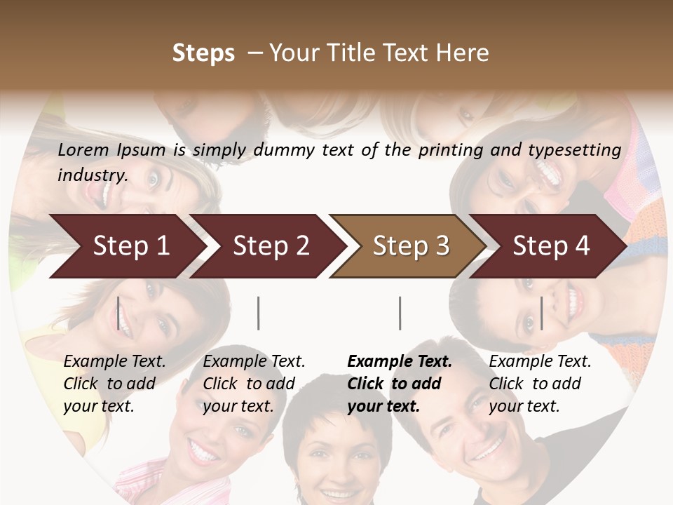 People Throng Surprise PowerPoint Template